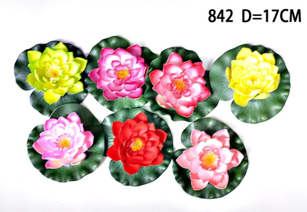 Цветок искусственный Кувшинка 17см / 842 / уп. 288